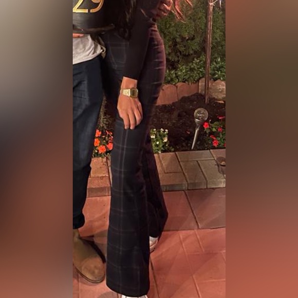 Plaid bell bottom pants - Picture 2 of 2